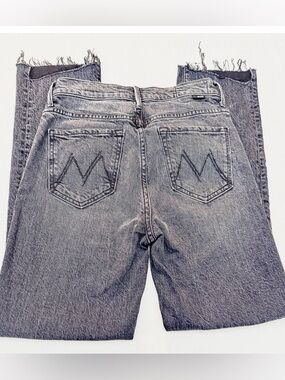NWT MOTHER High Waisted Rascal Ankle Step Fray in Roadtrip Renegade, size 30